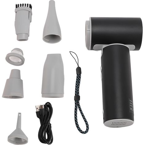 Ortviai Souffleur à Air sans Balais DC04 – 110 000 tr/min, 5 vitesses, batterie 4400 mAh, noir (1/5)