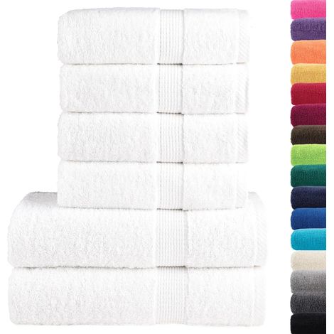 Ensemble de serviettes de qualité supérieure SOLUND 6 pcs blanc