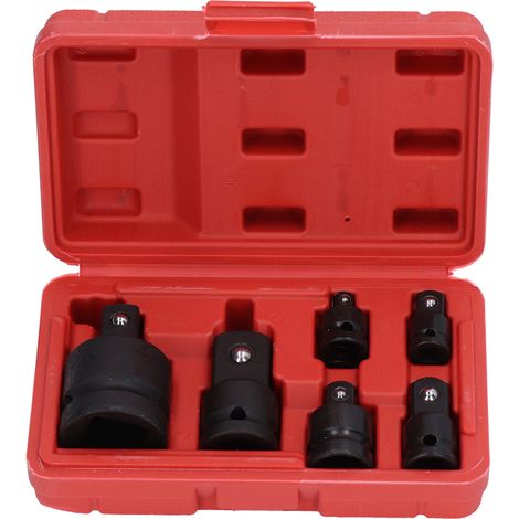 Steckschlüssel-Adapterset aus Wolfram-Chromstahl 1/4", 3/8", 1/2", 3/4" für Heimwerkerarbeiten (1/5)