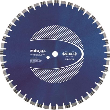 MEXCO XCEL Concrete Diamond Blade 400x20mm - High Quality