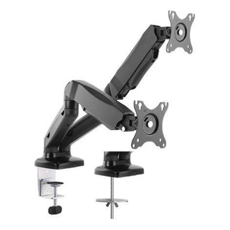 ICY BOX IB-MS304-T Support de table pour écran 2 Écran(s) 25,4 cm (10) - 68,6 cm (27) noir inclinable, mobile, rotati (1/5)
