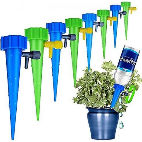 Kit d'irrigation goutte à goutte 6 pièces, système d'arrosage automatique pour plantes, jardin, maison, intérieur et extérieur.