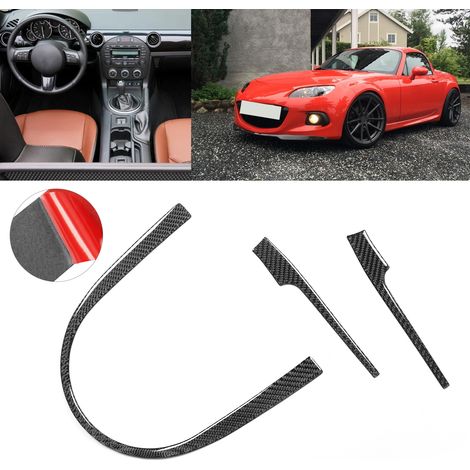 Kit carrosserie en fibre de carbone avec levier de vitesses CD et en forme de U pour Mazda MX-5 NC 2009-2015 (3 pièces) (1/5)