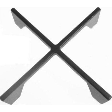 FOSTER GRIGLIA A CROCE IN GHISA NERA SATINATA CM. 19,5 x 19,5 x 4 mm h G 1303 (1/2)