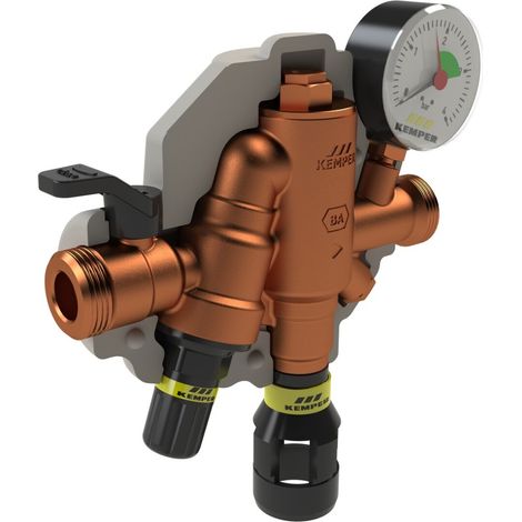 Kemper FÜLL-MATIC 4 Unidad de llenado de calefacción BA, Figura 365 0G, DN 20, 3650G02000