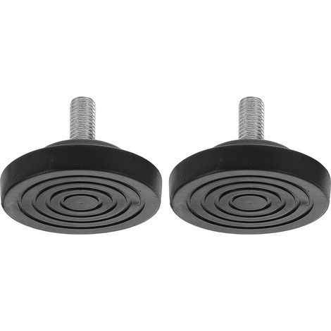 Patins Antidérapants pour Meubles en Plastique et Fer, 2pcs, Pieds Réglables M8/m10 pour Tables et Canapés, Compatibles Bureaux et Salles de Sport (1/5)
