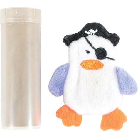 Pirate blanc, taille 7 x 6 cm, avec catnip, Jouet chat - zolux