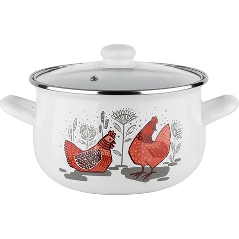 VASO SMALTATO PYZA RUBINKA 20CM 4.0L Z/P