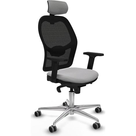 piqueras-y-crespo Sedia Ergonomica Luxe grigio chiaro
