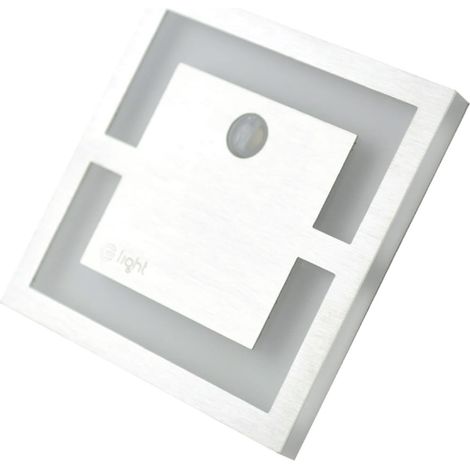 Luce scale da incasso LED 0,6W PIR 6500K Quadro Eko-Light
