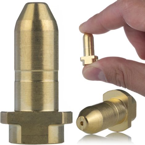 Ugello di Ricambio per Lancia Vario compatibile con Kärcher K5 K6 K7 – Monolite in Ottone, Alta Durata, Accessorio per Idropulitrice (1/5)