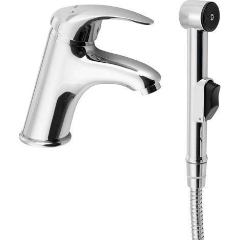Sapho - Miscelatore per lavabo con doccetta bidet, cromo 1209-05 (1/5)