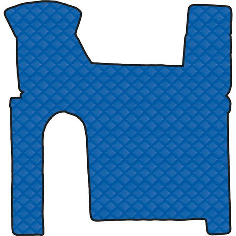 Tappeto centrale in Skeentex - Blu - compatibile per Man TGX (09/0712/16) manuale, 2 cassetti