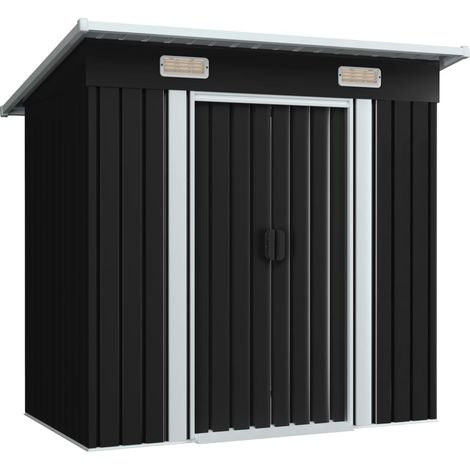 Abri de jardin Anthracite Acier (1/5)