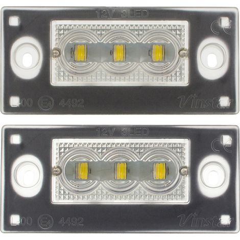 Audi A3 8L 00-03 A4 S4 Avant 99-01 Juego de 2 luces de matr铆cula LED (1/2)