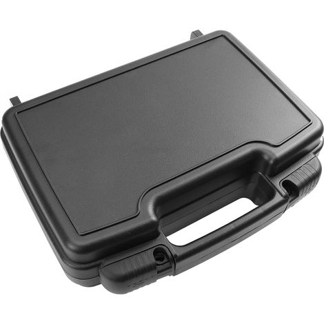 Coffret à Outils Multifonction Robuste et Grosse Capacité en Plastique PP Noir Organisateur Portable pour Rangement D'outillage Bricolage à Domicile (1/5)