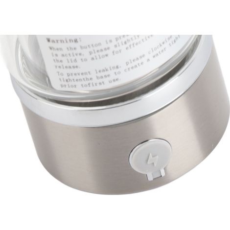 Bouteille d'eau à hydrogène de 380 ml, générateur de 380 ml, technologie SPE, rechargeable par USB, gobelet portable riche en hydrogène (1/5)