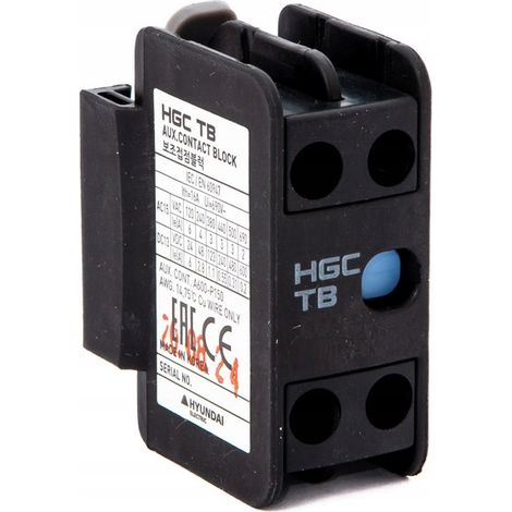 HYUNDAI - CONTACTS AUXILIAIRES AVANT 1NO+1NC, POUR HGC9-HGC100, OU HGR