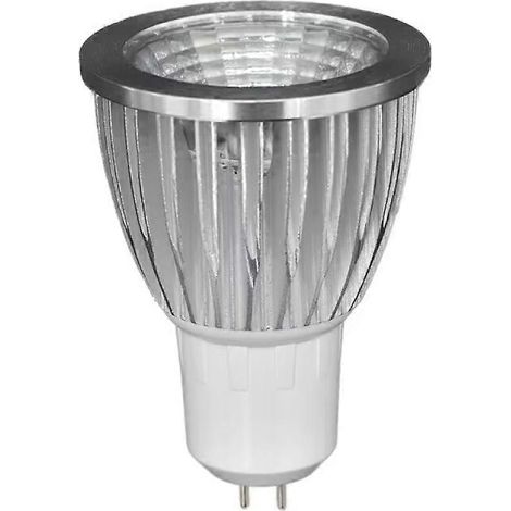 Lot de 5 ampoules LED ultra-lumineuses GU10 7W blanc naturel COB (1/3)