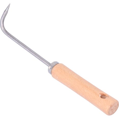 Single Claw Root Hook Root Pick Rake Bonsai Tool Soil Loosening Tool for Gardening Potted Landscape