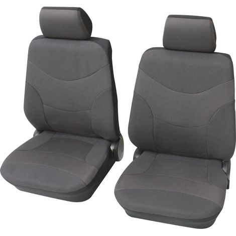 Petex 23491501 Vesuv Sitzbezug 6fach Polyester Grau Fahrersitz, Beifahrersitz