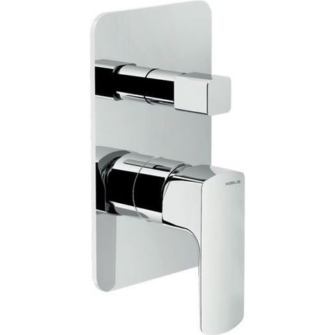 Mitigeur de douche encastré 180x110 mm en laiton avec déviateur - Nobili Acquaviva - Standard