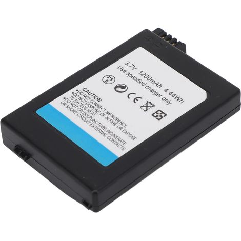 Batterie lithium-ion polymère 3,7 V 1200 mAh pour console de jeux portable PSP 2000/3000, batterie de remplacement rechargeable pour S110 (1/5)