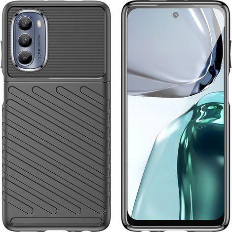 Étui Thunder Case pour Motorola Moto G62 5G, coque de protection en silicone noire (1/5)