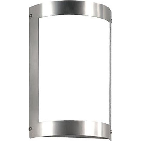 CMD 39901 APPLIQUE E27 75 W ACIER INOXYDABLE BROSSÉ 43188 (1/4)