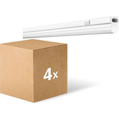 Lot 4x Ledvance Réglette LED Linear Compact Commutateur 8W 800lm (1/5)