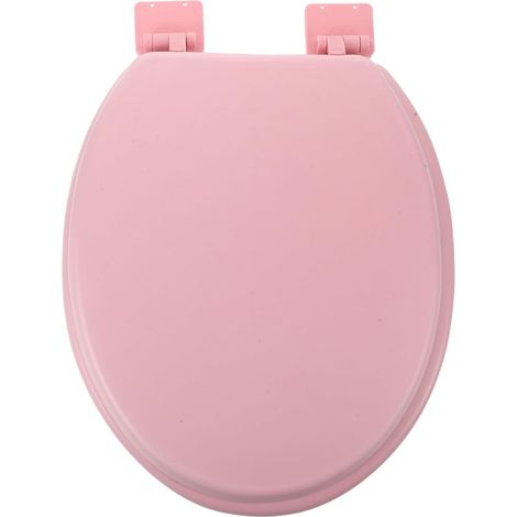 Abattant Wc Remplacement D'anciens Modèles en Mousse à Fermeture Lente et Siège de Toilette Rembourré O-shaped, Coussin et Confortable en, pour Hôtel (1/5)