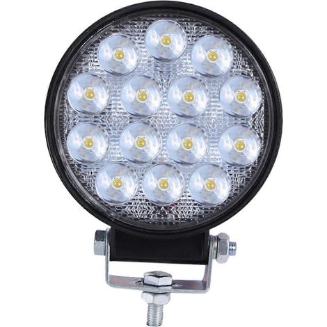 LED-Scheinwerfer für Autos, LKWs und Boote, runder Frontscheinwerfer, robust, stoßfest, wetterfest
