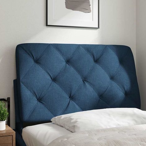 Maison Exclusive - Cuscino Testiera Blu 80 cm in Tessuto (1/5)