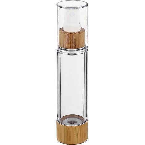 Aufbewahrungsregal aus Bambus, ABS und Glas (1/3)