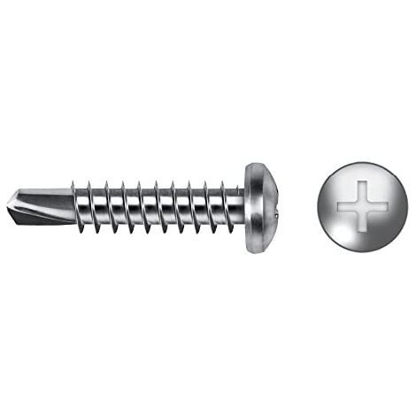 Scatola da 250 unità di punte per trapano a taglio zincate PHILIPS Ø4,8x32mm (filettatura per lamiera)