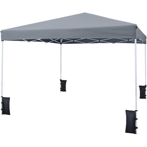 Verstellbarer Pop-Up-Pavillon 290x290 cm für Camping & Strand
