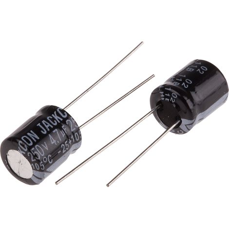 Condensateur RS PRO 4.7µF, 250V c.c.