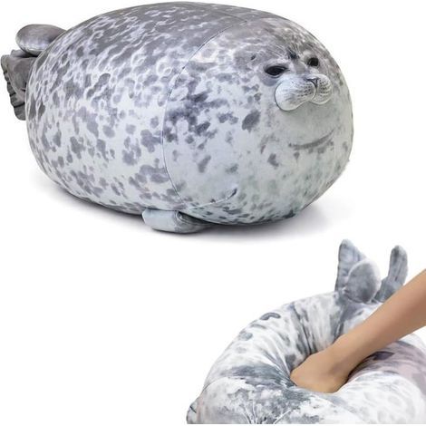 Giant Cushion PILLOW, 30 cm - Cute Plush Animal with a Round, Soft Body, Perfect as a Gift for Kids and Families