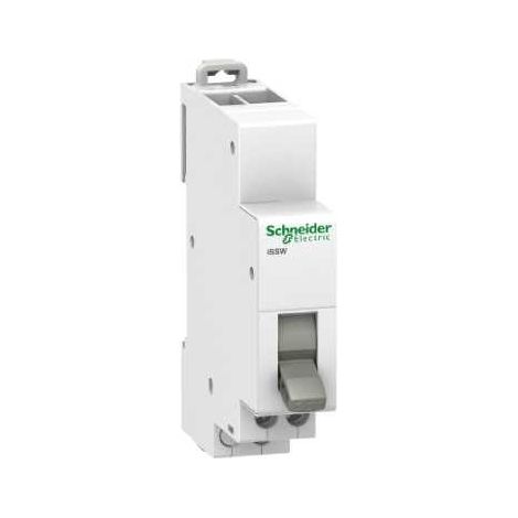 Conmutador ISSW CM 20A 250V con 2 posiciones y montaje en carril DIN