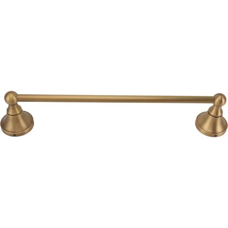 Barre porte-serviettes murale rétro style européen en cuivre pour salle de bain (1/5)