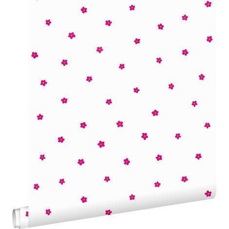 papier peint fleurs rose - ESTAhome (1/5)