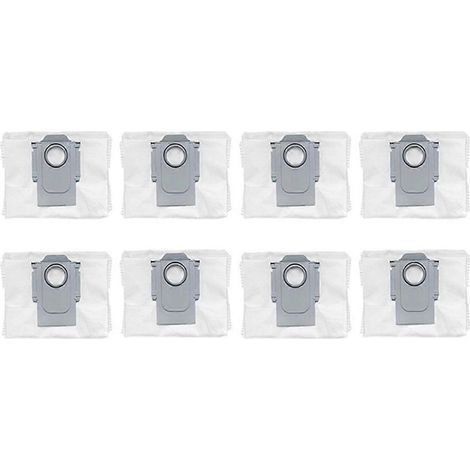 Lot de 8 sacs à poussière de rechange pour Q8 Max, Q8 Max+, Q5 Pro et Q5 Pro+ (1/5)