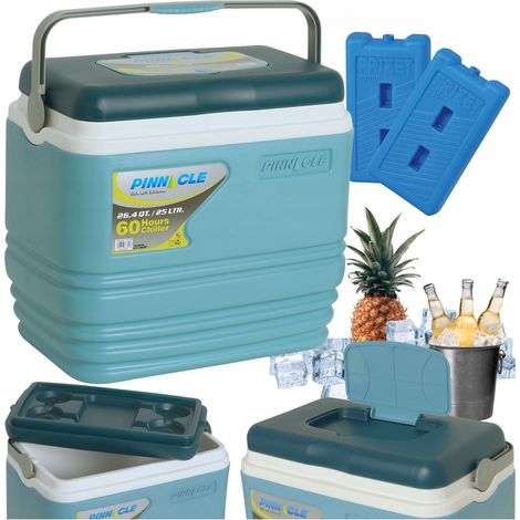 Nevera portátil Pinnacle TPX7006 de 25 litros con asa + 2 acumuladores de frío (1/5)