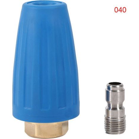 Buse turbo haute pression 3000 PSI pour nettoyeur – raccord rapide 1/4", diamètre 4,0 mm, compatible tous modèles (1/5)