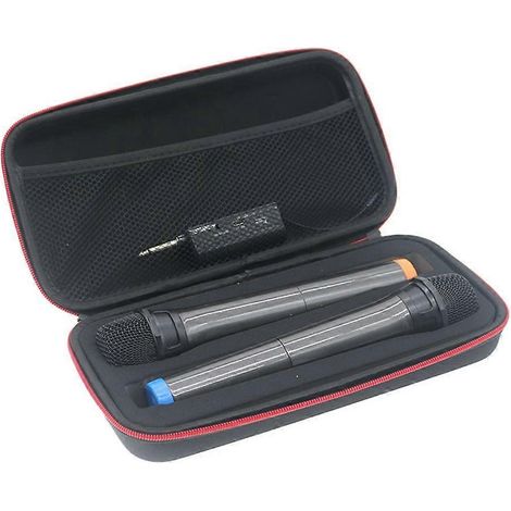 Étui de transport pour microphone, sac en EVA noir pour le rangement et le transport facile (1/4)