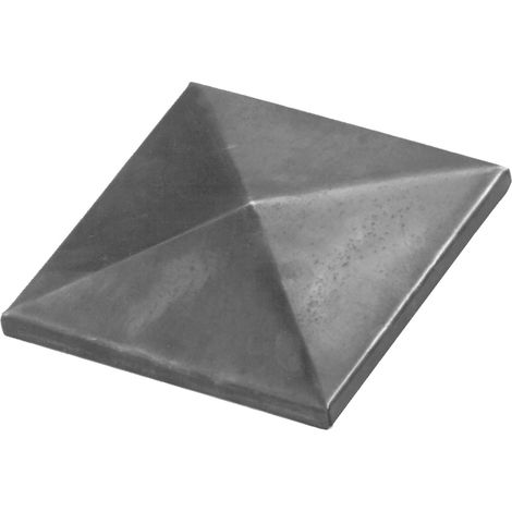 IAM DESIGN Abdeckkappe 30x30mm - rustikale Abdeckung für Treppengeländer passend zu Zierstäbe, Schmiedeeisen (1/5)