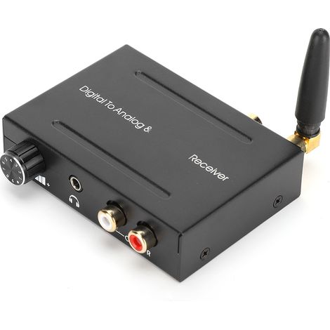 Boîtier convertisseur audio coaxial à fibre optique numérique vers analogique et récepteur Bluetooth AY91 (1/5)