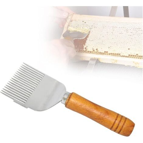 Fournitures apicoles couteau à miel Removal fourche bois manche apiculture outils couteau à miel outils d'équipement (1/5)