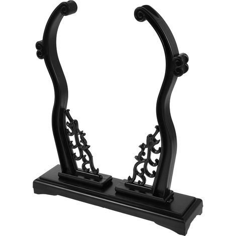 Socle pour éventail décoratif, support japonais décoration orientale à (1/5)