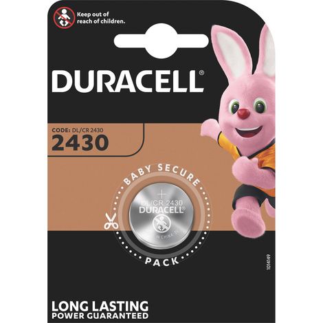 Duracell PILA AL LITIO SPECIALISTICA BOTTONE 2430 1 PZ. 10.00 pz